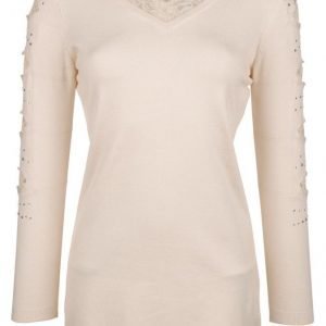 Laura Kent Neulepusero Meleerattu Beige