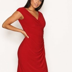 Lauren Ralph Lauren Adara Cap Sleeve Dress Kotelomekko Red