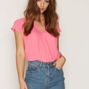 Lauren Ralph Lauren Andreya Cap Sleeve Top Arkipaita Rose