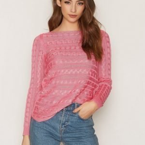 Lauren Ralph Lauren Batell Boatneck Sweater Neulepusero Rose