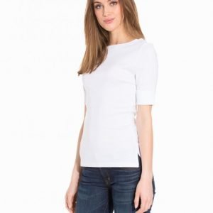 Lauren Ralph Lauren Benny Elbow Boatneck T-Paita White