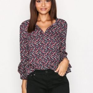 Lauren Ralph Lauren Chelsah Elbow Sleeve Shirt Arkipaita Multi