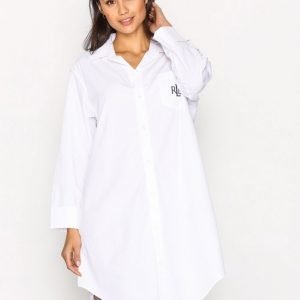 Lauren Ralph Lauren Heritage Sleepshirt Yöpaita Valkoinen