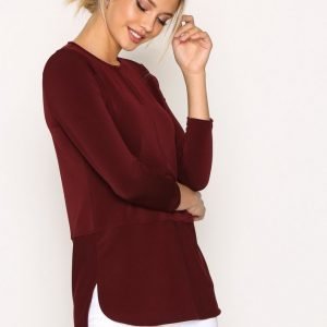 Lauren Ralph Lauren Sandylee 3 / 4 Sleeve Knit Juhlapusero Red