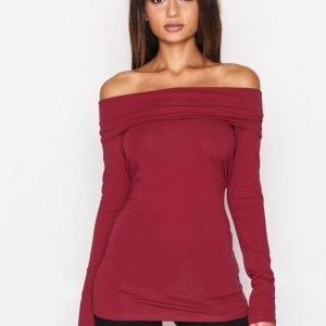 Lauren Ralph Lauren Yazmeen Long Sleeve Knit Pitkähihainen Paita Red