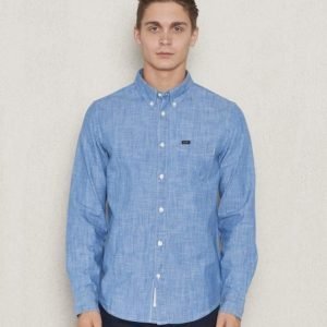 Lee Button Down Shirt Blue Ice