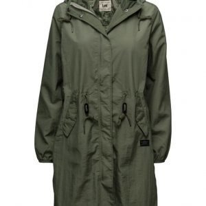 Lee Jeans Rain Jacket Military Green kevyt päällystakki