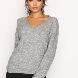 Lee Jeans V-Neck Knit Neulepusero Grey Melange