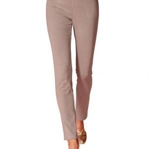 Leggingsit Meleerattu Beige