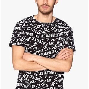 Les Artists Tee all-over Print Black