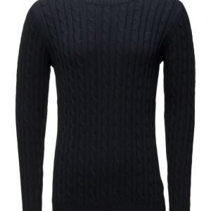 Les Deux Cashmere Cable Knit Adelgade pyöreäaukkoinen neule