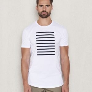 Les Deux Stanford Stripe Tee White