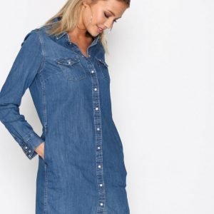 Levis Iconic Western Dress Pitkähihainen Mekko Melange