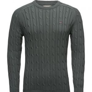 Lexington Company Andrew Cotton Cable Sweater pyöreäaukkoinen neule