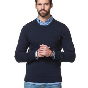 Lexington Jeff Crew Neck Sweater Deep Marine Blue