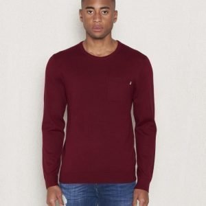 Lexington Jeff Crewneck Sweater Cabernet Wine Red