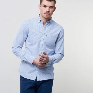 Lexington Kyle Oxford Shirt Blue/White Stripe