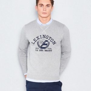 Lexington Nelson Knitted Sweatshirt Heather Grey Melange