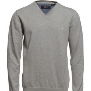 Lindbergh Basicv-Neckcottonknit v-aukkoinen neule