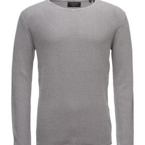 Lindbergh O-Neckknitacidwash pyöreäaukkoinen neule