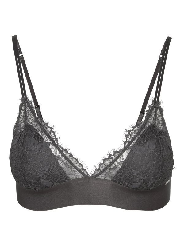 Lindex Bralette Rintaliivit Harmaa