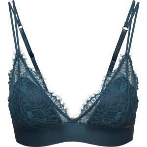 Lindex Bralette Rintaliivit Joissa Pitsiä Turkoosi