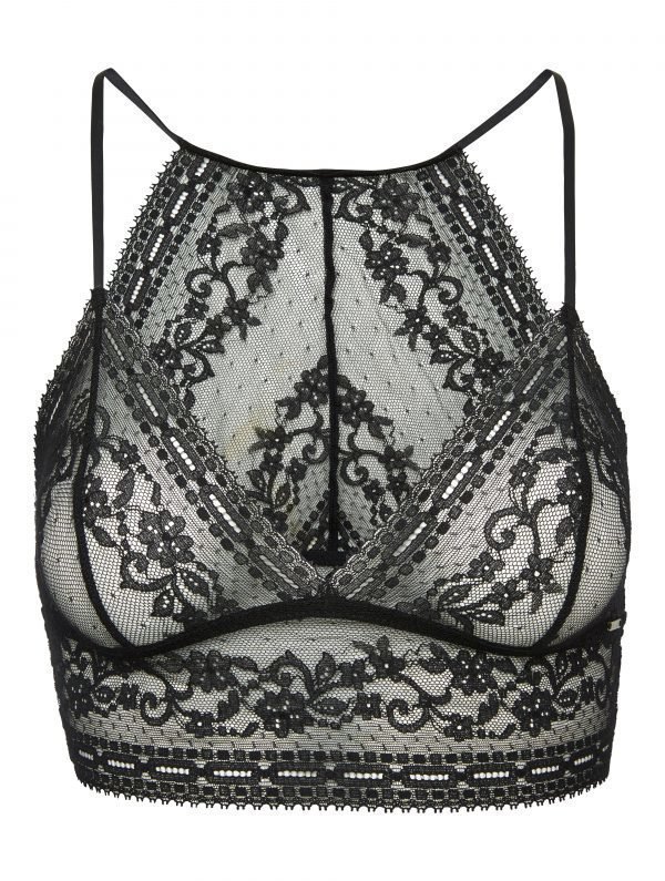 Lindex Bralette Rintaliivit Musta