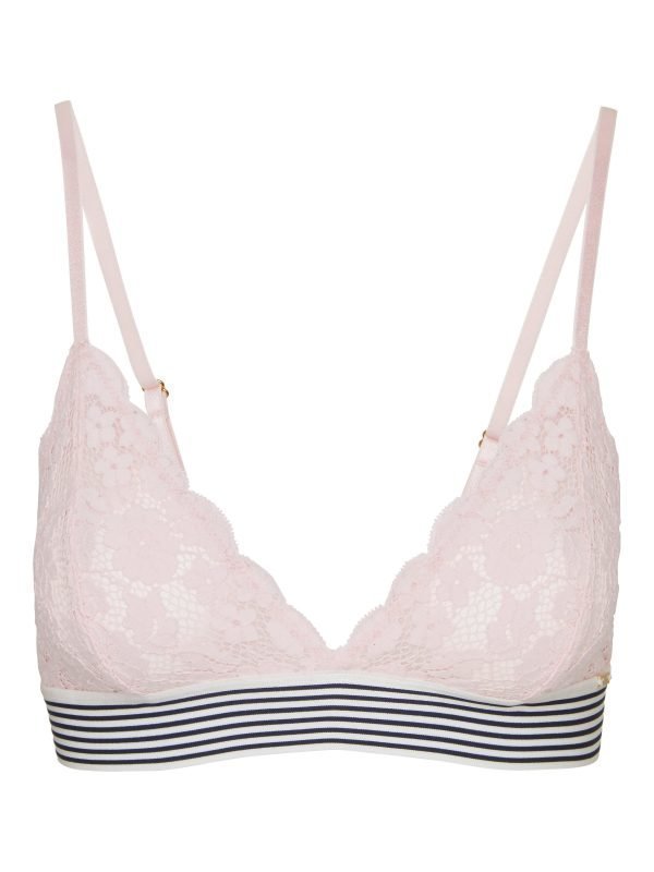 Lindex Bralette Rintaliivit Vaaleanpunainen