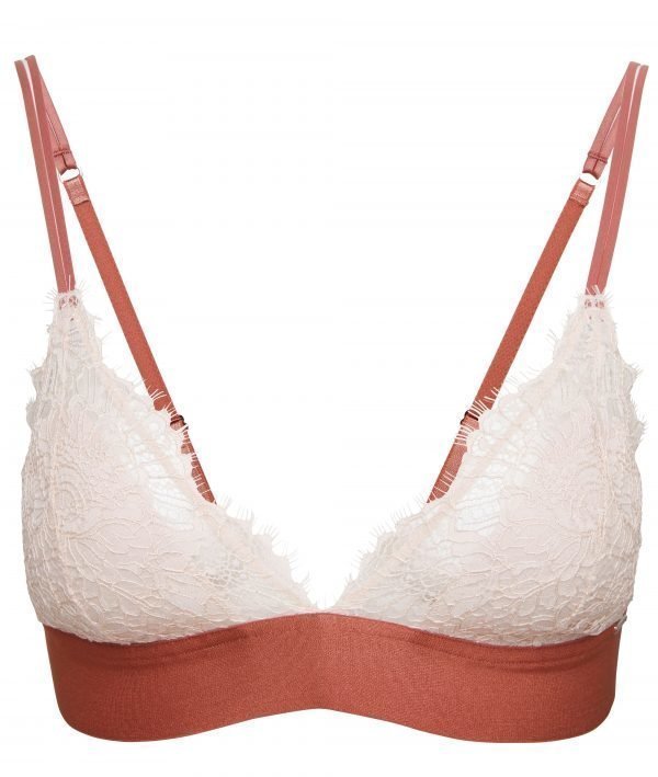 Lindex Bralette Rintaliivit Vaaleanpunainen