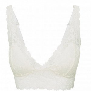 Lindex Bralette Rintaliivit Valkoinen