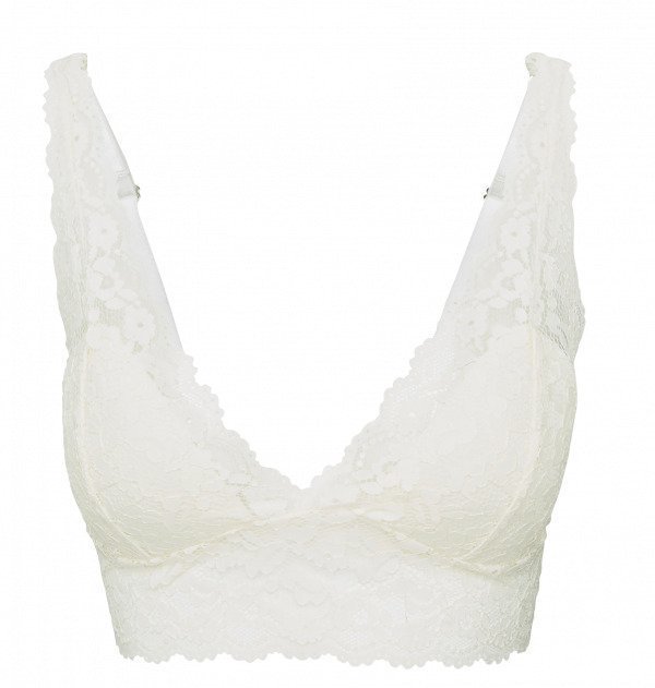 Lindex Bralette Rintaliivit Valkoinen