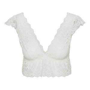 Lindex Bralette Rintaliivit Valkoinen