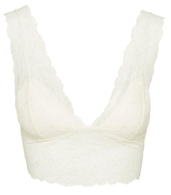 Lindex Bralette Rintaliivit Valkoinen