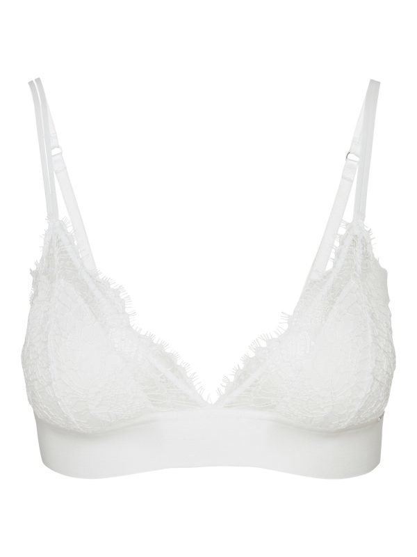 Lindex Bralette Rintaliivit Valkoinen