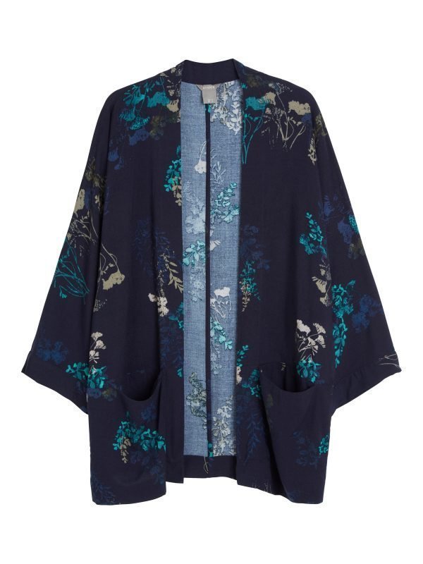 Lindex Kimonotakki Sininen