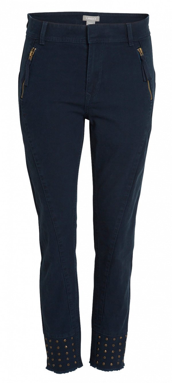 Lindex Maia Tapered Regular Housut Sininen