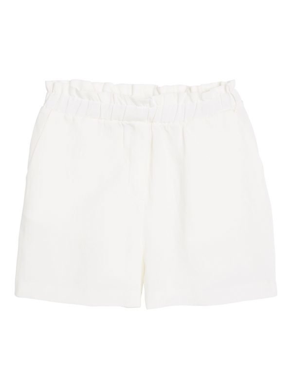 Lindex Shortsit Tencel Sekoitetta Valkoinen