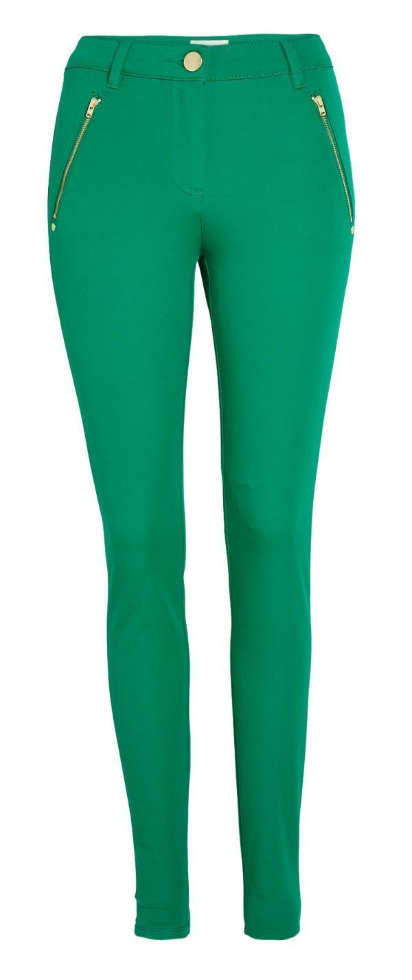Lindex Slim Strech Housut Vihreä