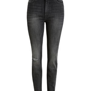 Lindex Vera Skinny High Farkut Musta