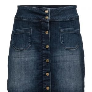 Line of Oslo Skirt Denim lyhyt hame