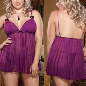 Linny violetti babydoll (plus size)