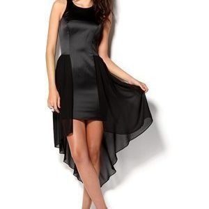 Lipsy Pleated Shift Dress Musta