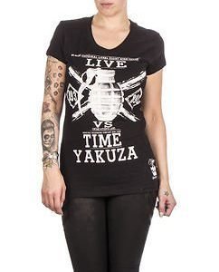 Live Vs. Time Women Tee Black