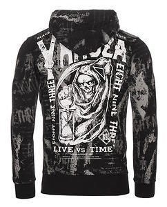 Live vs. Time Zip Hoodie Black