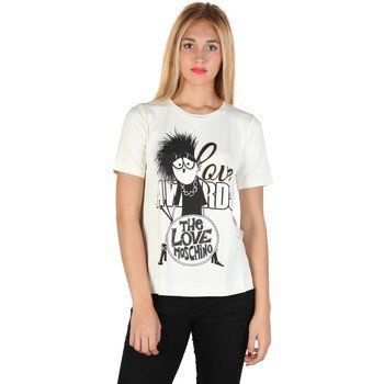 Love Moschino W_4_F04_02_E_1627 lyhythihainen t-paita