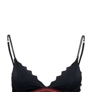 Love Stories Berry Aw Cherry Bra Bralette Dark Blue Knit