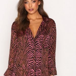 Love Stories Jude L Coverup Top Pyjama Zebra