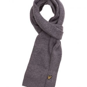 Lyle & Scott Birdseye Knitted Scarf huivi