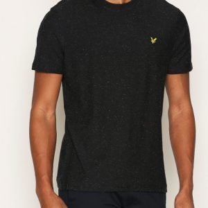 Lyle & Scott Brushed Flecked T-shirt T-paita Musta