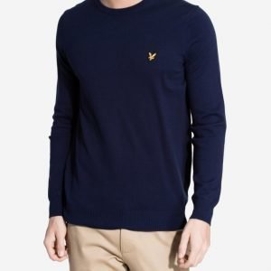 Lyle & Scott Crew Neck Cotton Merino 12gg Jumper Pusero Navy